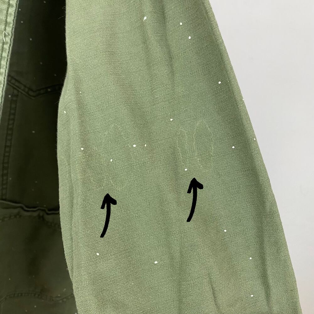 We The Free - Free People Spruce Military Shirt Jacket - Moss - Size XS - Picture 12 of 12